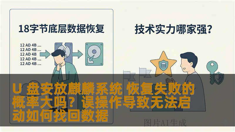 U 盘安放麒麟系统 恢复失败的概率大吗？误操作导致无法启动如何找回数据