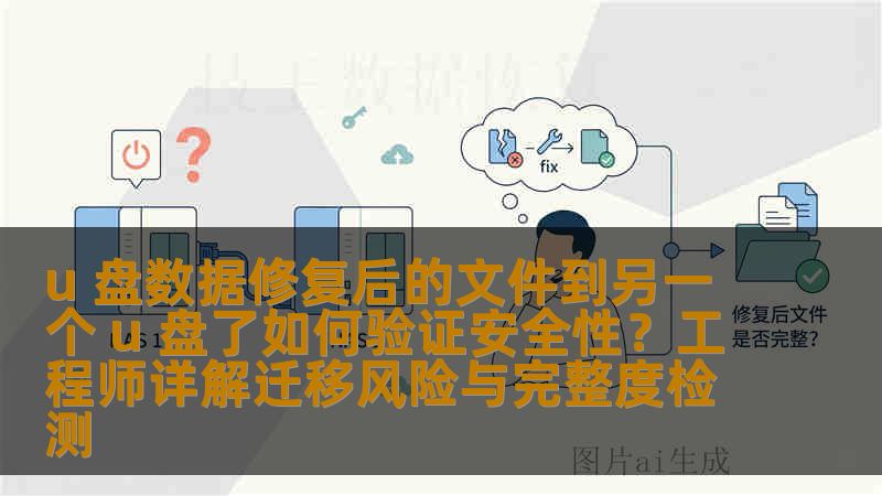u 盘数据修复后的文件到另一个 u 盘了如何验证安全性？工程师详解迁移风险与完整度检测