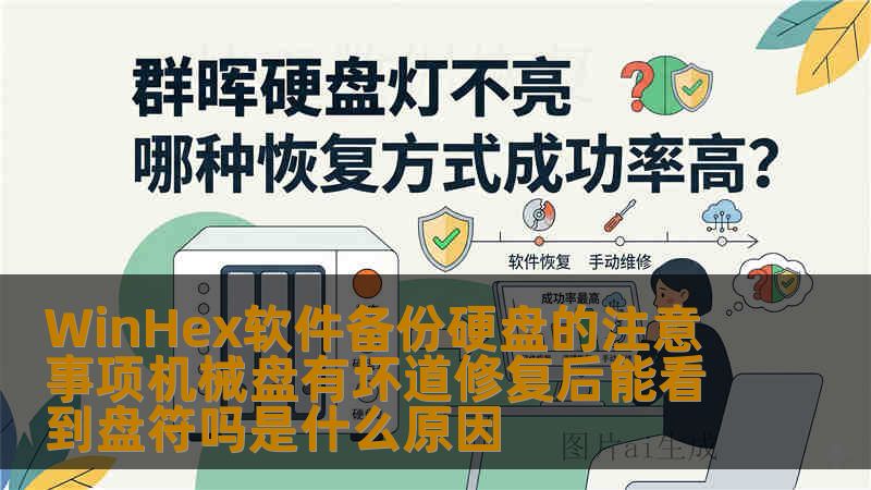 WinHex软件备份硬盘的注意事项机械盘有坏道修复后能看到盘符吗是什么原因