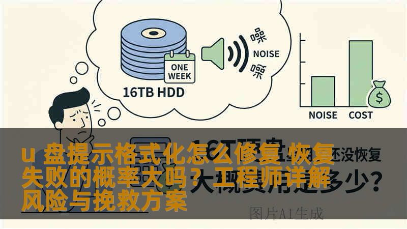 u 盘提示格式化怎么修复 恢复失败的概率大吗？工程师详解风险与挽救方案