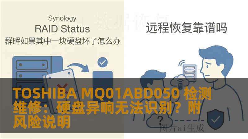 TOSHIBA MQ01ABD050 检测维修：硬盘异响无法识别？附风险说明