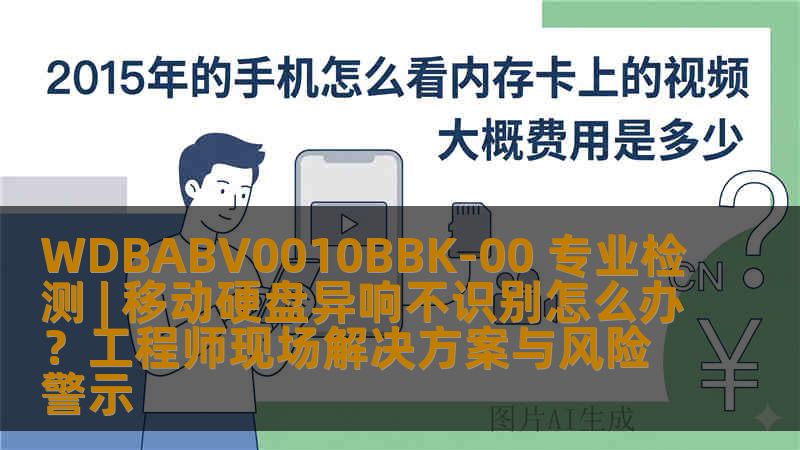 WDBABV0010BBK-00 专业检测 | 移动硬盘异响不识别怎么办？工程师现场解决方案与风险警示