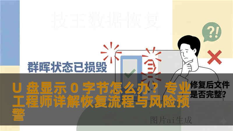 U 盘显示 0 字节怎么办？专业工程师详解恢复流程与风险预警