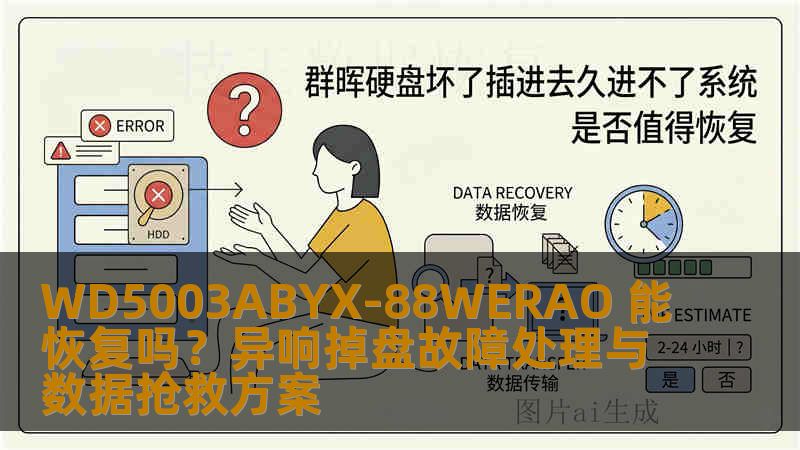 WD5003ABYX-88WERAO 能恢复吗？异响掉盘故障处理与数据抢救方案