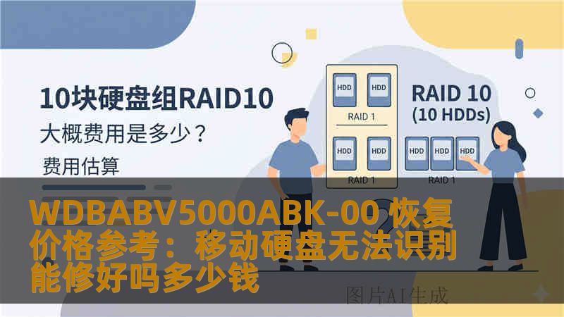WDBABV5000ABK-00 恢复价格参考：移动硬盘无法识别能修好吗多少钱