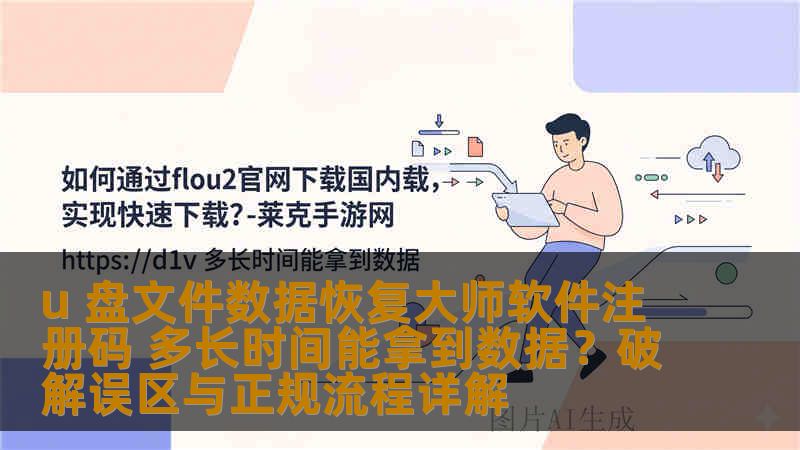 u 盘文件数据恢复大师软件注册码 多长时间能拿到数据？破解误区与正规流程详解