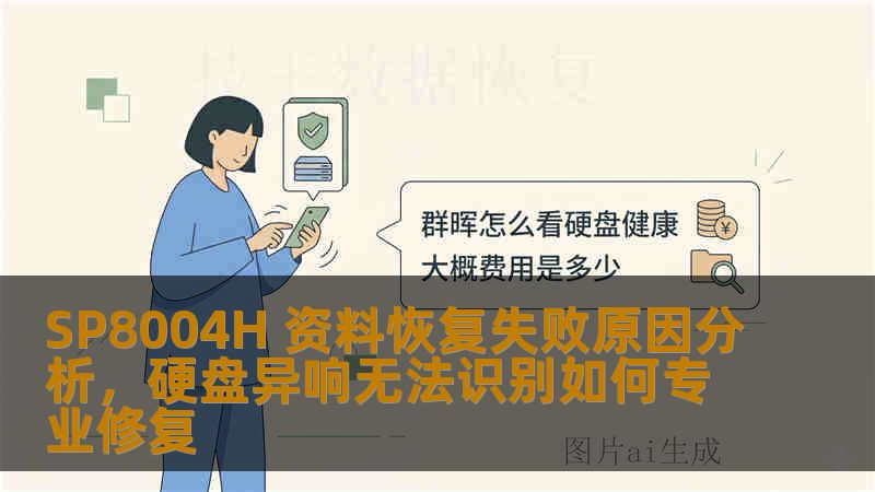 SP8004H 资料恢复失败原因分析，硬盘异响无法识别如何专业修复