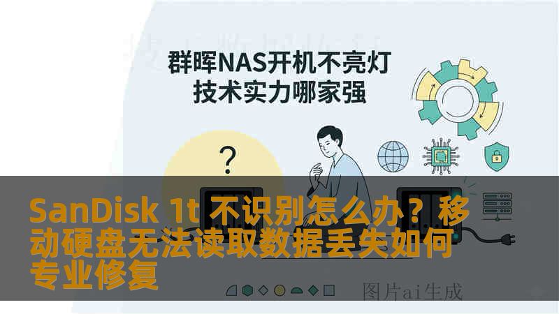 SanDisk 1t 不识别怎么办？移动硬盘无法读取数据丢失如何专业修复