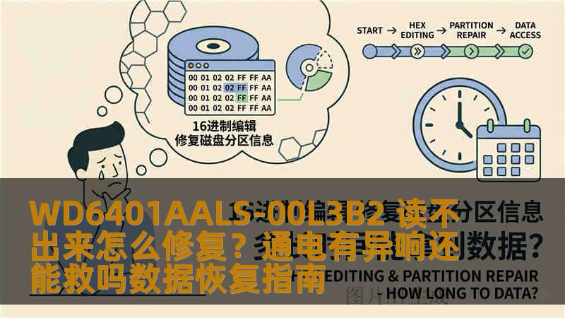 WD6401AALS-00L3B2 读不出来怎么修复？通电有异响还能救吗数据恢复指南