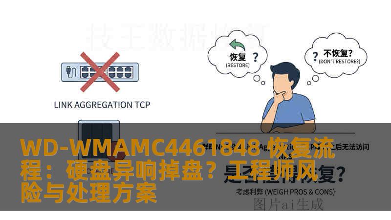 WD-WMAMC4461848 恢复流程：硬盘异响掉盘？工程师风险与处理方案