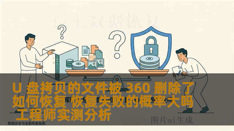 U 盘拷贝的文件被 360 删除了如何恢复 恢复失败的概率大吗 工程师实测分析
