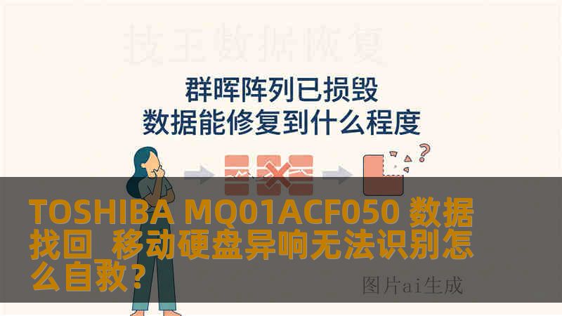 TOSHIBA MQ01ACF050 数据找回_移动硬盘异响无法识别怎么自救？