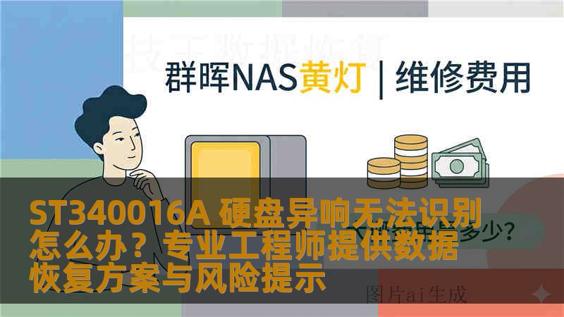 ST340016A 硬盘异响无法识别怎么办？专业工程师提供数据恢复方案与风险提示