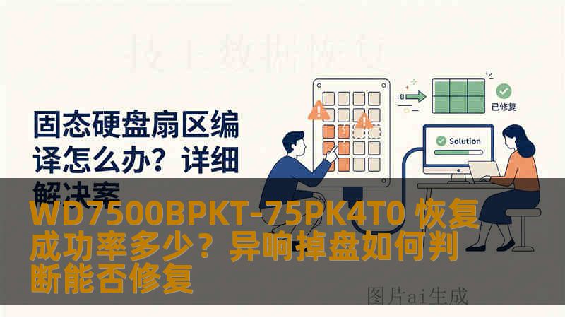 WD7500BPKT-75PK4T0 恢复成功率多少？异响掉盘如何判断能否修复