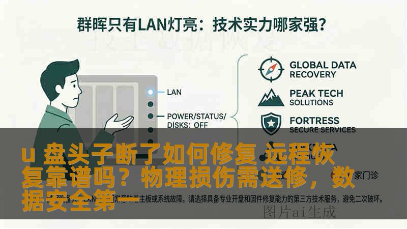 u 盘头子断了如何修复 远程恢复靠谱吗？物理损伤需送修，数据安全第一