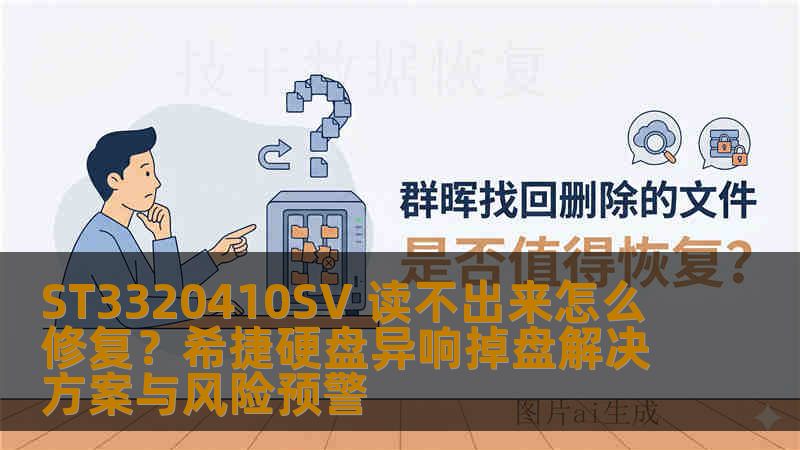 ST3320410SV 读不出来怎么修复？希捷硬盘异响掉盘解决方案与风险预警