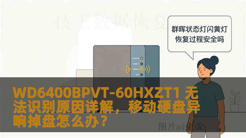 WD6400BPVT-60HXZT1 无法识别原因详解，移动硬盘异响掉盘怎么办？