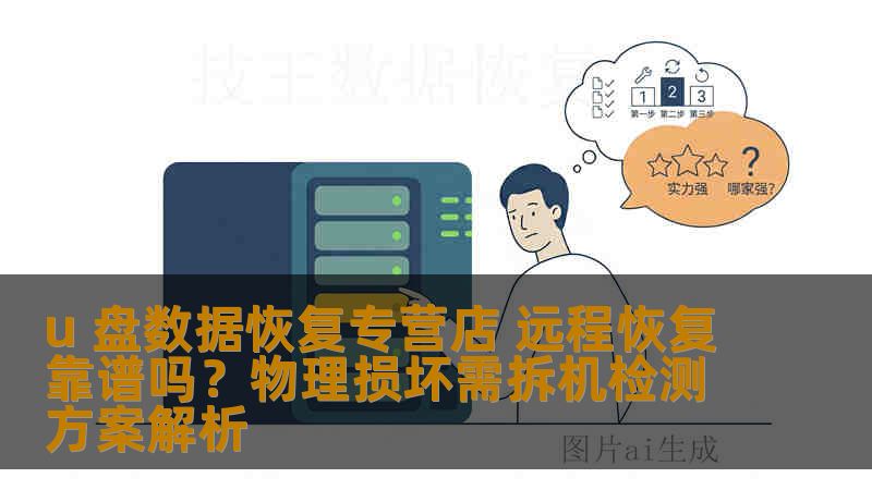 u 盘数据恢复专营店 远程恢复靠谱吗？物理损坏需拆机检测方案解析