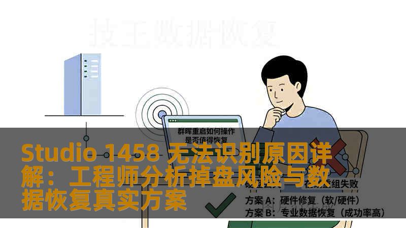 Studio 1458 无法识别原因详解：工程师分析掉盘风险与数据恢复真实方案