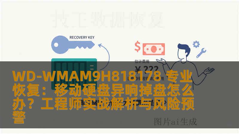 WD-WMAM9H818178 专业恢复：移动硬盘异响掉盘怎么办？工程师实战解析与风险预警