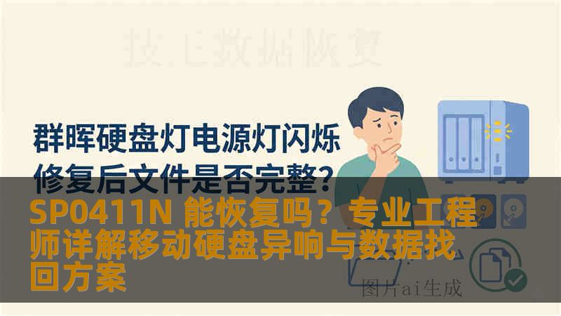 SP0411N 能恢复吗？专业工程师详解移动硬盘异响与数据找回方案