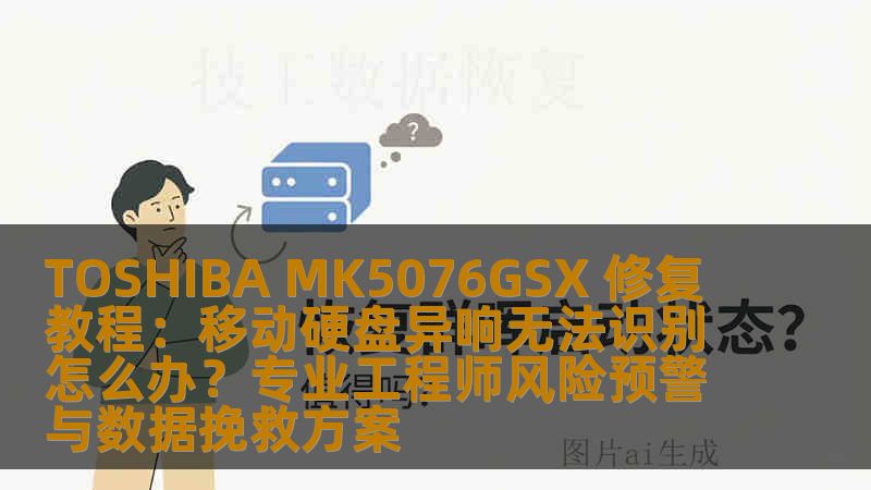 TOSHIBA MK5076GSX 修复教程：移动硬盘异响无法识别怎么办？专业工程师风险预警与数据挽救方案