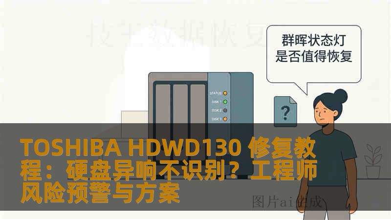TOSHIBA HDWD130 修复教程：硬盘异响不识别？工程师风险预警与方案