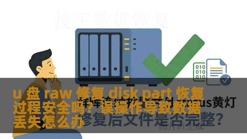 u 盘 raw 修复 disk part 恢复过程安全吗？误操作导致数据丢失怎么办