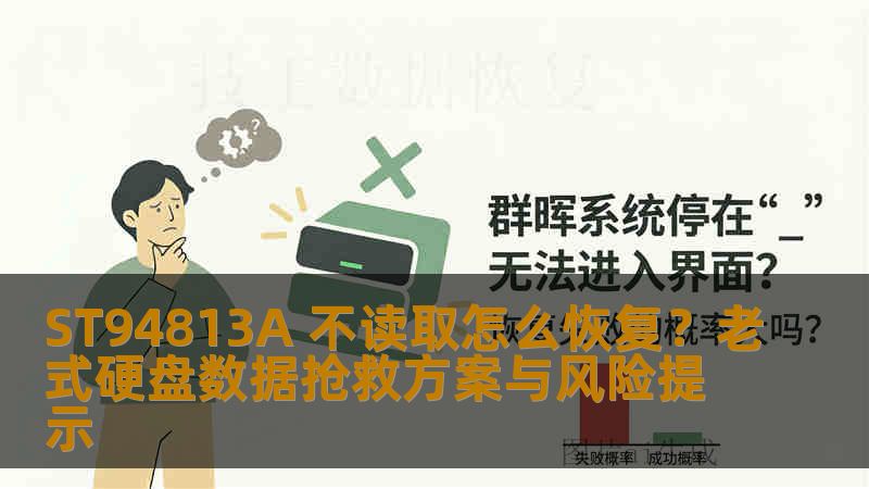ST94813A 不读取怎么恢复？老式硬盘数据抢救方案与风险提示