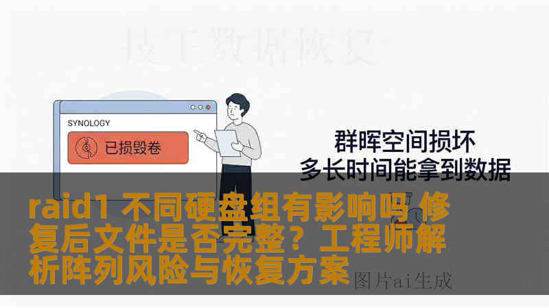 raid1 不同硬盘组有影响吗 修复后文件是否完整？工程师解析阵列风险与恢复方案