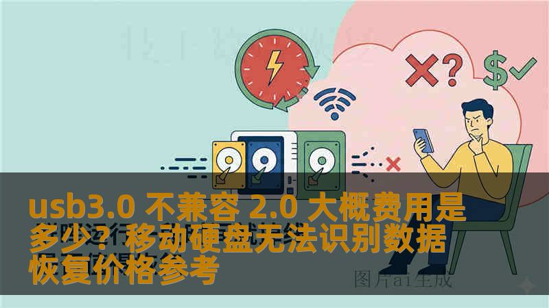 usb3.0 不兼容 2.0 大概费用是多少？移动硬盘无法识别数据恢复价格参考