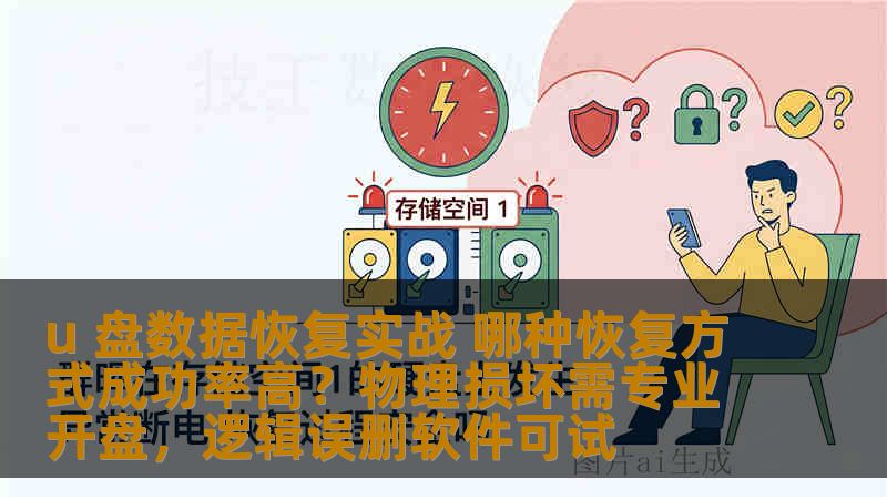 u 盘数据恢复实战 哪种恢复方式成功率高？物理损坏需专业开盘，逻辑误删软件可试