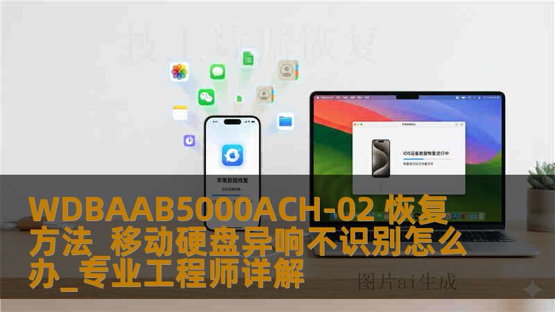 WDBAAB5000ACH-02 恢复方法_移动硬盘异响不识别怎么办_专业工程师详解