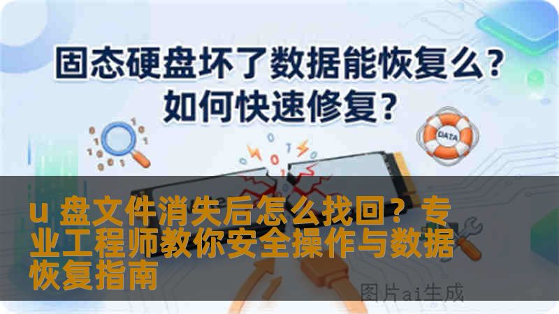 u 盘文件消失后怎么找回？专业工程师教你安全操作与数据恢复指南