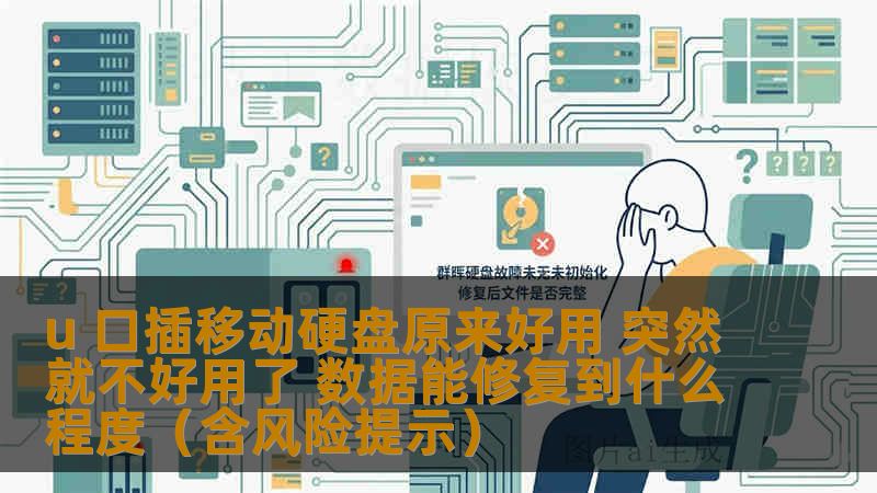 u 口插移动硬盘原来好用 突然就不好用了 数据能修复到什么程度（含风险提示）