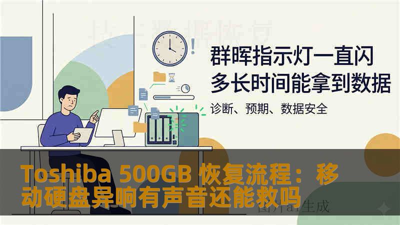 Toshiba 500GB 恢复流程：移动硬盘异响有声音还能救吗