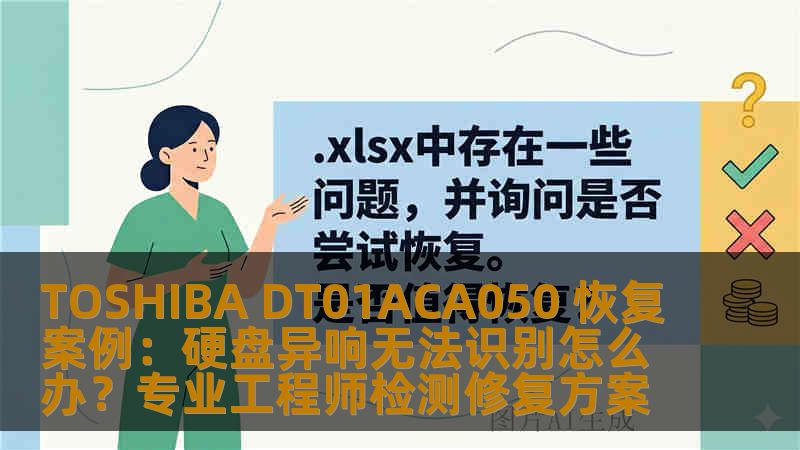 TOSHIBA DT01ACA050 恢复案例：硬盘异响无法识别怎么办？专业工程师检测修复方案