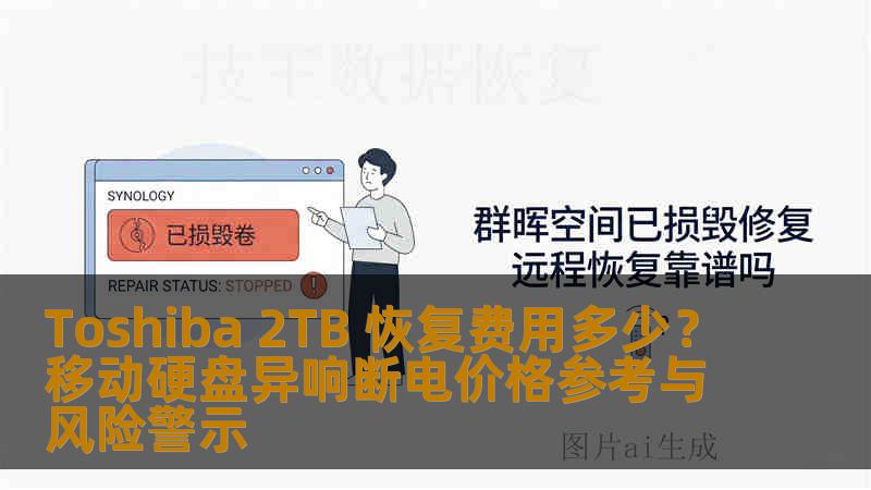 Toshiba 2TB 恢复费用多少？移动硬盘异响断电价格参考与风险警示