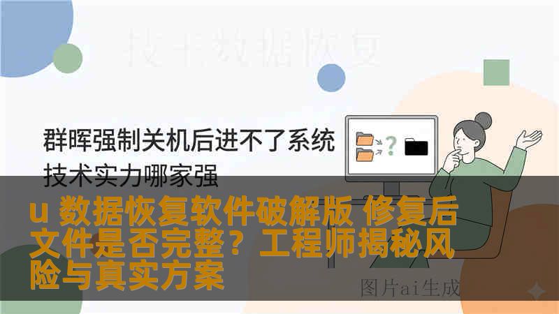 u 数据恢复软件破解版 修复后文件是否完整？工程师揭秘风险与真实方案