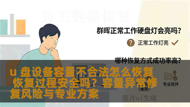 u 盘设备容量不合法怎么恢复 恢复过程安全吗？容量异常修复风险与专业方案