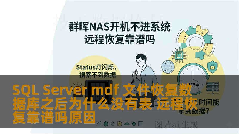 SQL Server mdf 文件恢复数据库之后为什么没有表 远程恢复靠谱吗原因