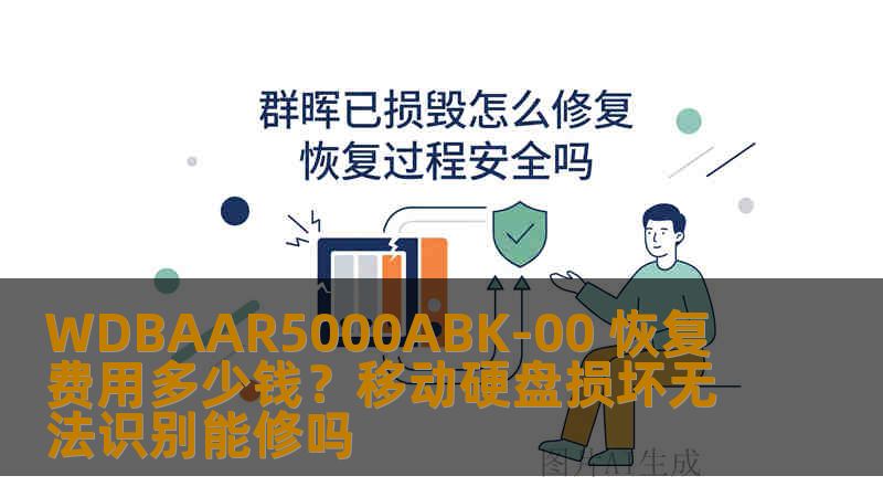 WDBAAR5000ABK-00 恢复费用多少钱？移动硬盘损坏无法识别能修吗