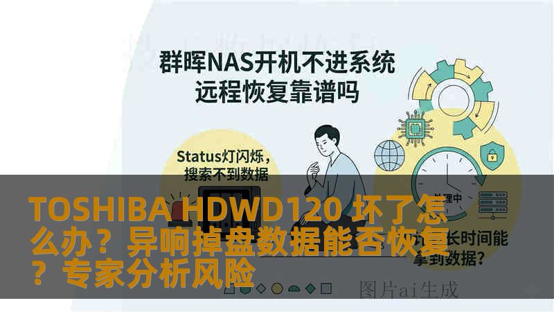 TOSHIBA HDWD120 坏了怎么办？异响掉盘数据能否恢复？专家分析风险