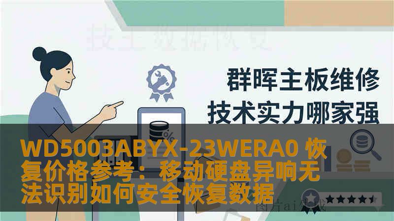 WD5003ABYX-23WERA0 恢复价格参考：移动硬盘异响无法识别如何安全恢复数据