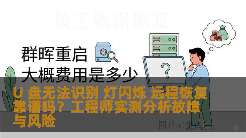 U 盘无法识别 灯闪烁 远程恢复靠谱吗？工程师实测分析故障与风险
