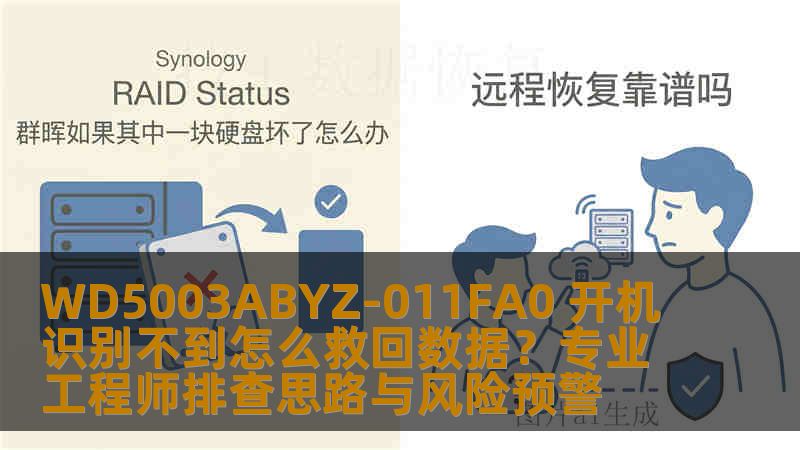 WD5003ABYZ-011FA0 开机识别不到怎么救回数据？专业工程师排查思路与风险预警