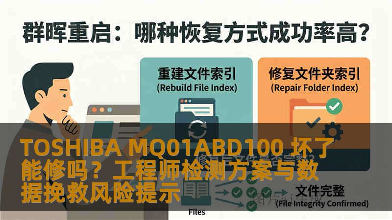TOSHIBA MQ01ABD100 坏了能修吗？工程师检测方案与数据挽救风险提示