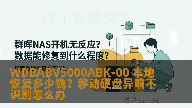 WDBABV5000ABK-00 本地恢复多少钱？移动硬盘异响不识别怎么办