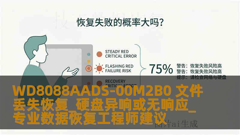 WD8088AADS-00M2B0 文件丢失恢复_硬盘异响或无响应_专业数据恢复工程师建议