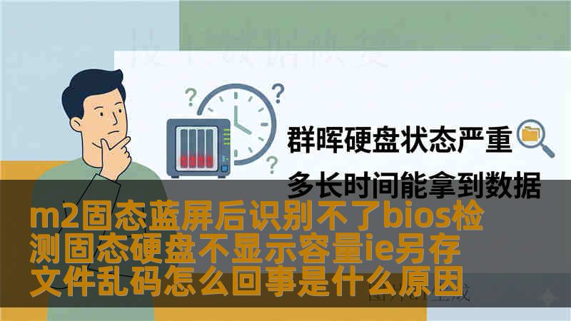 m2固态蓝屏后识别不了bios检测固态硬盘不显示容量ie另存文件乱码怎么回事是什么原因